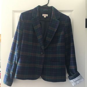 Merona Plaid Blazer